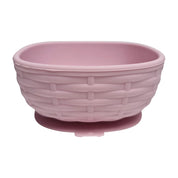 Silicone Rattan Dinner Set Of 3 | Pink