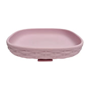 Silicone Rattan Dinner Set Of 3 | Pink