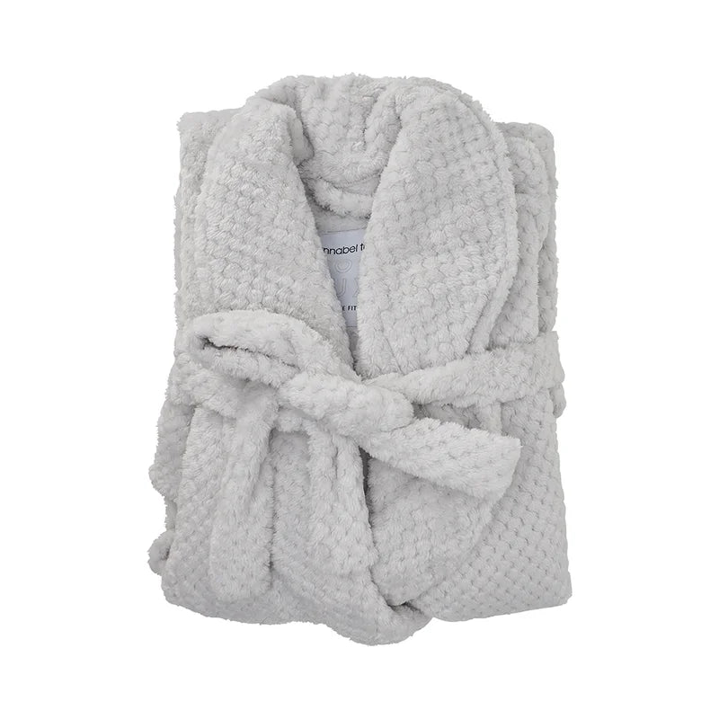 Cosy Lux Bath Rob | Light Grey