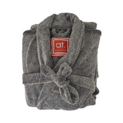 Annabel Trends MENS Bath Robe | Black Marle
