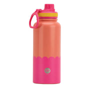 Drink Bottle Wave 1000ml | Orange Hot Pink