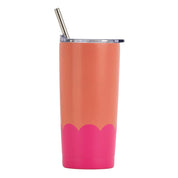 Smoothie Cup Wave 500ml | Orange Hot Pink