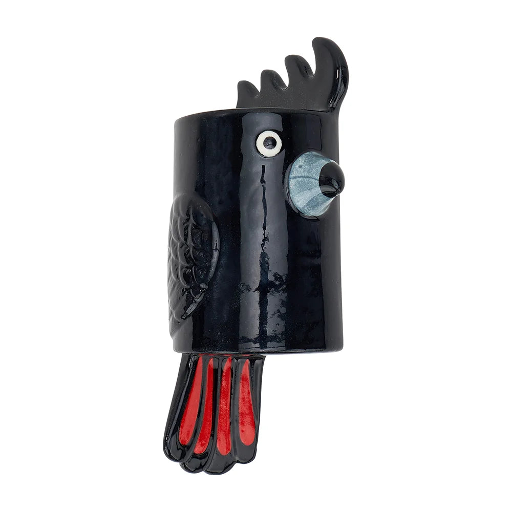 Wall Vase | Black Cockatoo