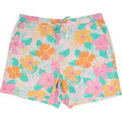 Maytime Sleep Shorts Hibiscus Large