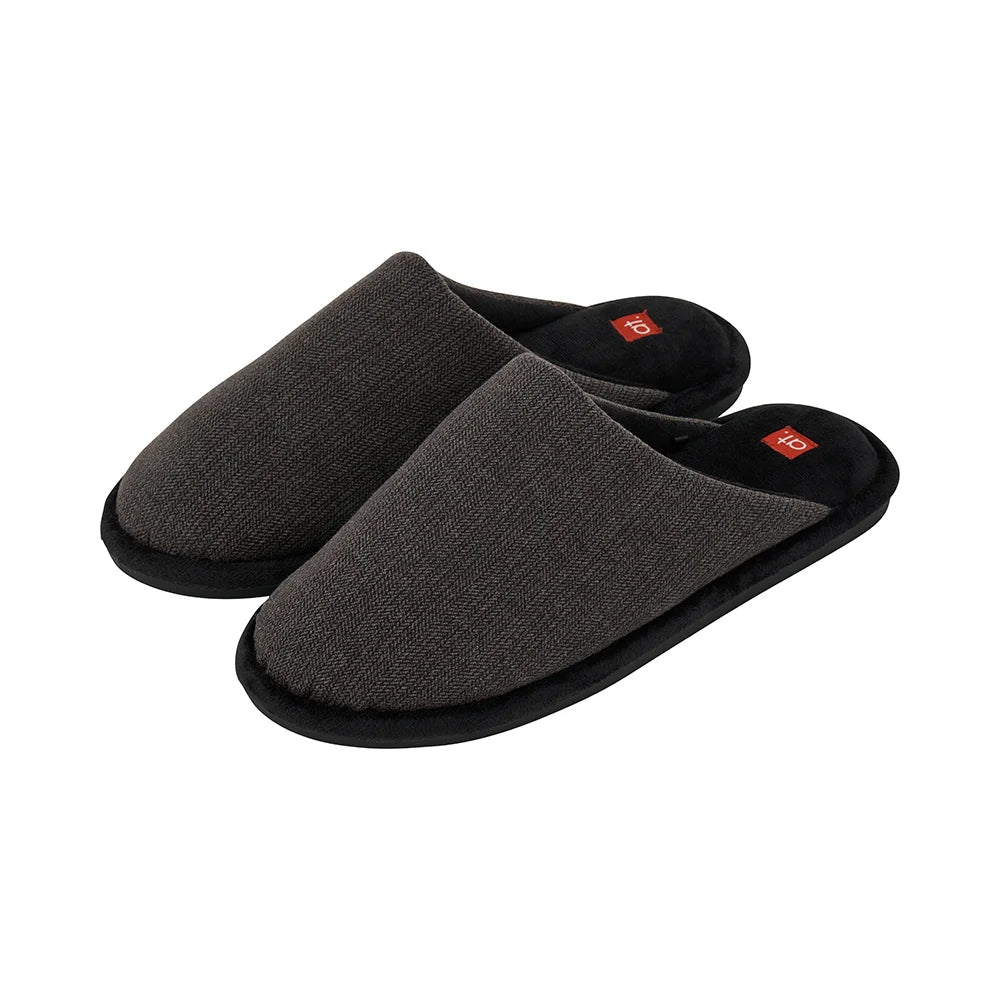 Annabel Trends MENS Cosy Slipper Charcoal |  ML