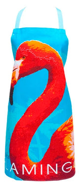 Maytime Apron | Large Flamingo