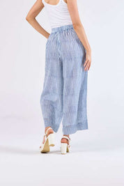 Au Hasard D'un Voyage Pant | Blue White