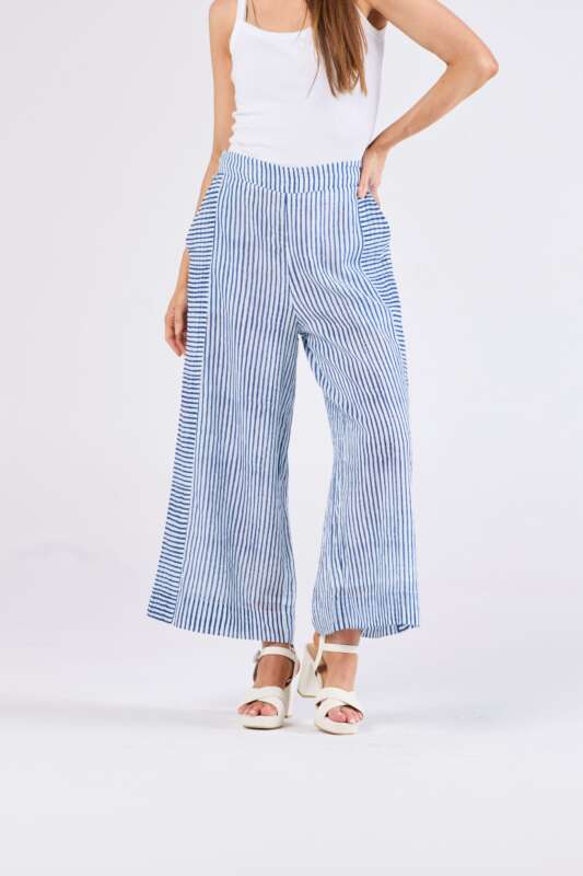 Au Hasard D'un Voyage Pant | Blue White