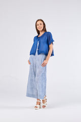 Au Hasard D'un Voyage Pant | Blue White