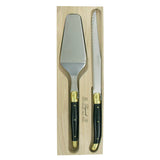 Laguiole Cake Slice Server Set | Brass Black