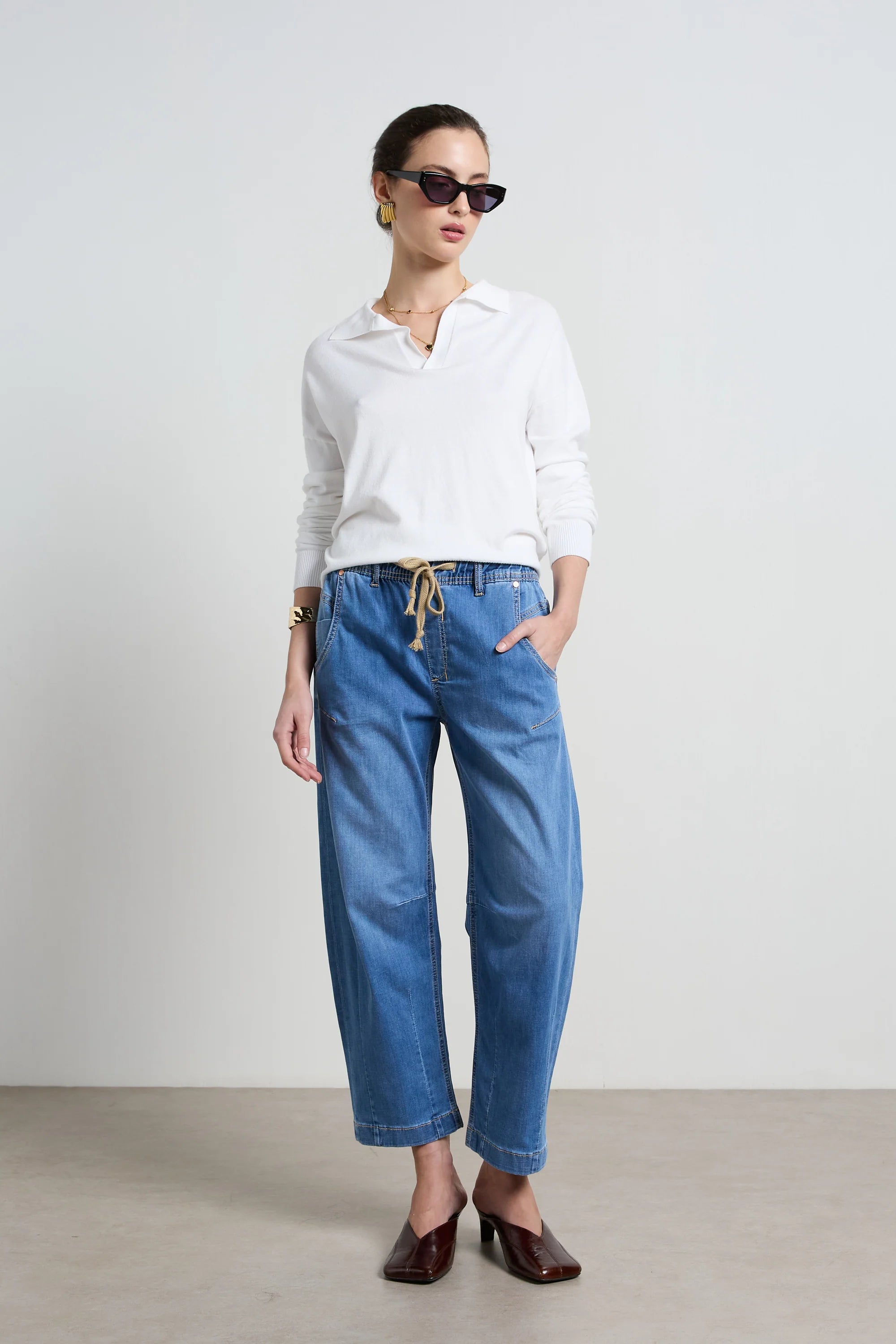 Dricoper Active Rodeo Barrel Jeans | Blue