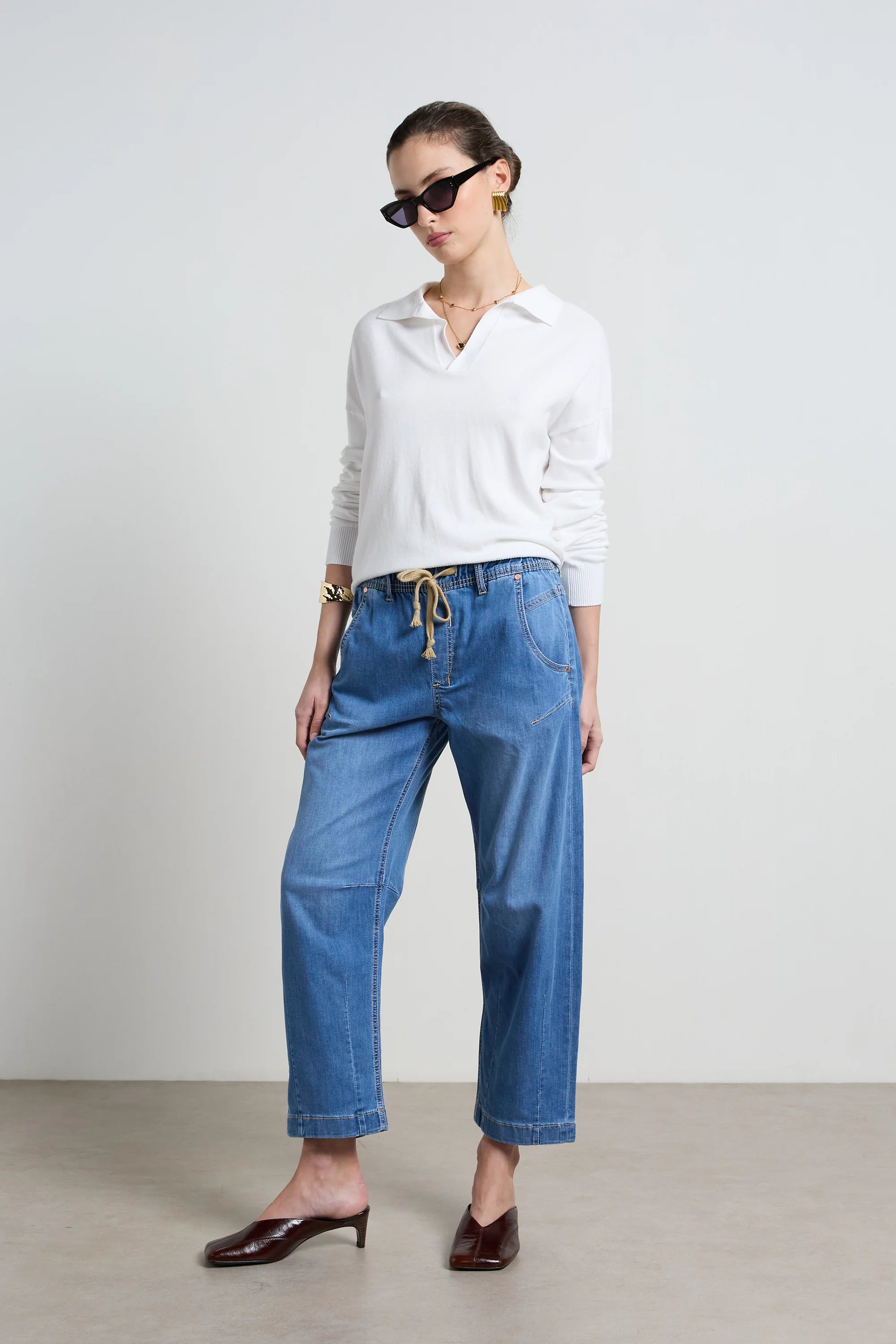 Dricoper Active Rodeo Barrel Jeans | Blue