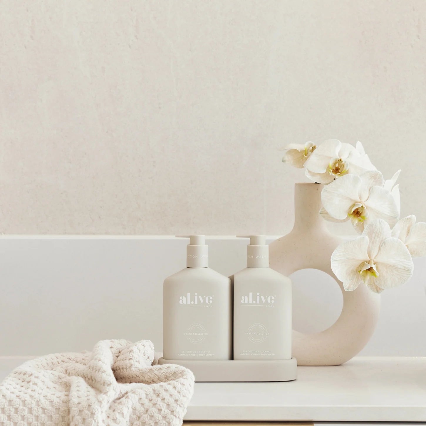 Al.Ive Wash & Lotion Duo | Sea Cotton & Coconut