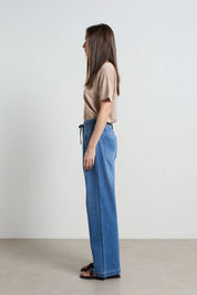 Dricoper Alora Rodeo Loose Pants | Blue