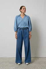 Dricoper Marlowe Coastal Denim Shirt | Blue