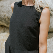 Moke Anna Drop Waist Dress | Black