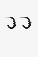 Antler Barb Earring | Black