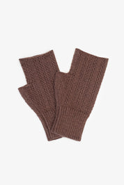 Antler Florence Fingerless Gloves | Chocolate