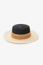 Antler Ventura Boater Hat | Natural Black