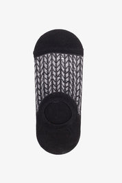 Antler No Show Socks | Black Sheer