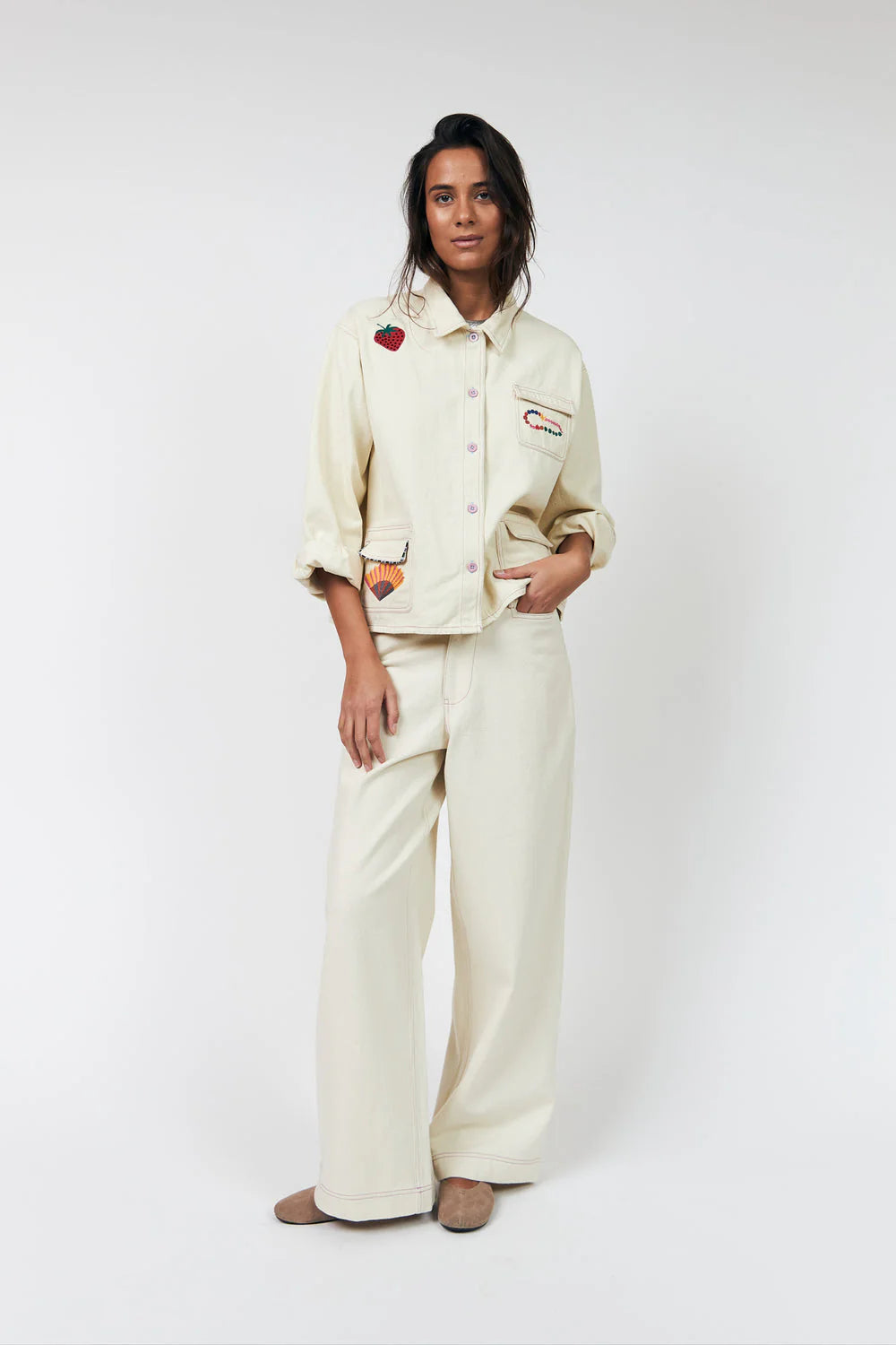 Lollys Laundry April Jacket | Creme