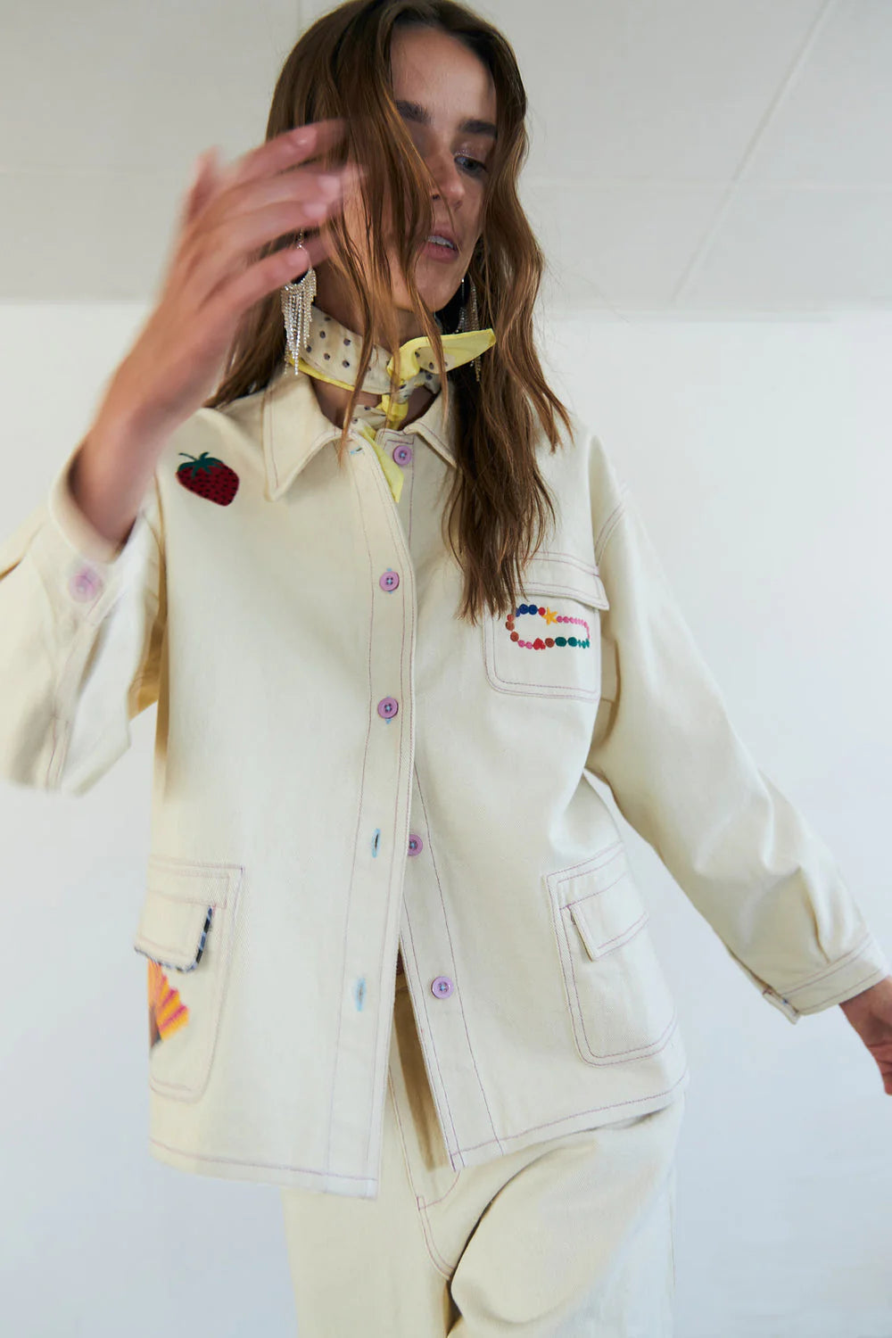 Lollys Laundry April Jacket | Creme
