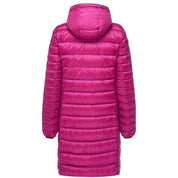 Moke Arnie Reversible Puffer Down Coat | Black Rose Violet