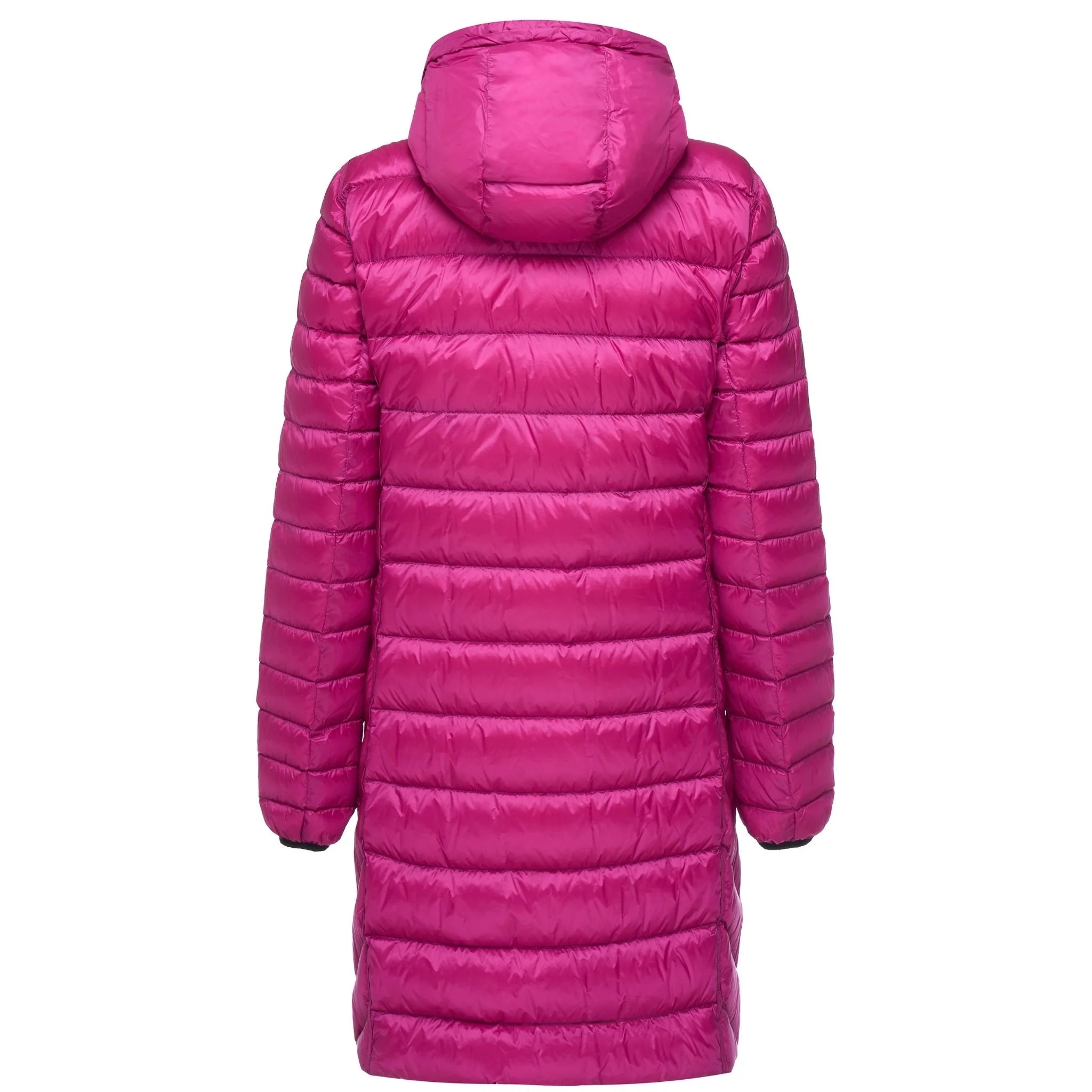 Moke Arnie Reversible Puffer Down Coat | Black Rose Violet