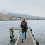 Moke Arnie Reversible Puffer Down Coat | Chocolate Palomino