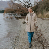 Moke Arnie Reversible Puffer Down Coat | Chocolate Palomino