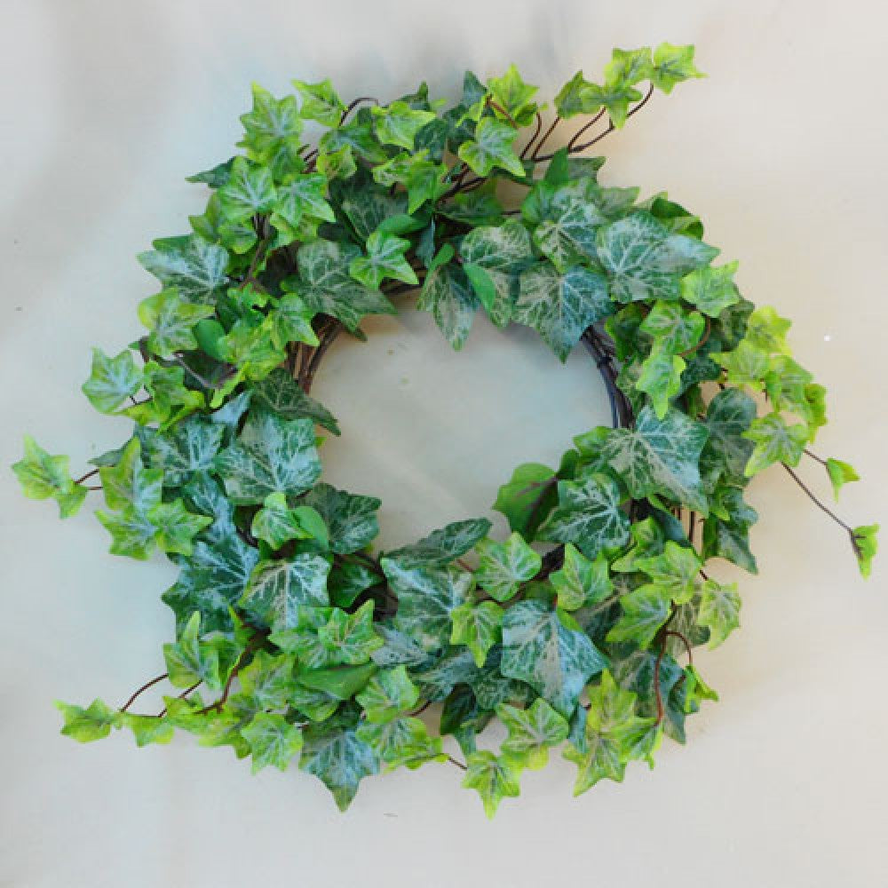 Frosted Ivy Wreath | Large