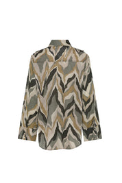 Bruuns Bazaar Aster Ziska Blouse | Green Print