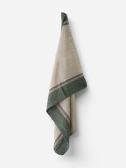 French Country Ribbon Atelier Tea Towel | Green Ribbon