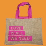 Jute Bag | Love Is All We Need