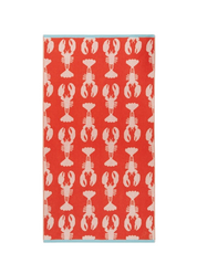 Anorak Organic Cotton Bath Towel | Lobster