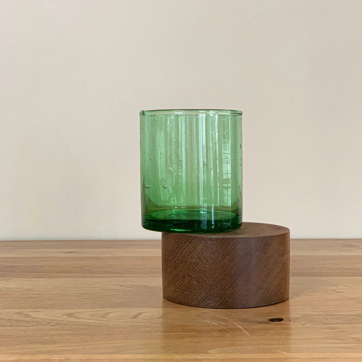 Beldi Green Wide Wine Water Glass | 350ml