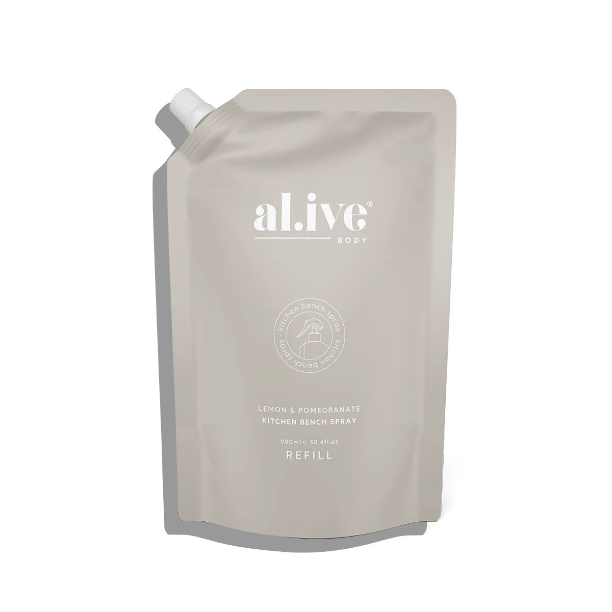 Al.Ive Refill Bench Spray Lemon & Pomegranate 900ml
