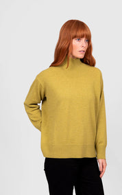 Bridge & Lord Wide Rib Crew Neck | Citrine