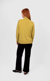 Bridge & Lord Wide Rib Crew Neck | Citrine