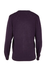 Boom Shankar Lora Cardigan | Aubergine