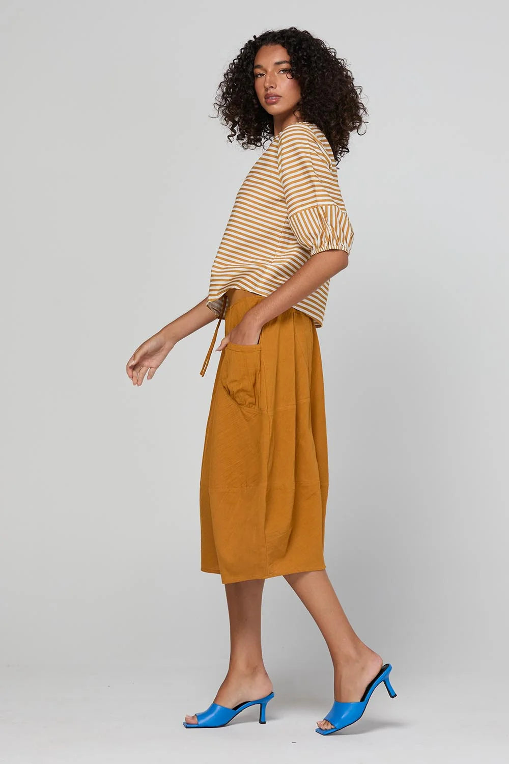 Boom Shankar Guru Skirt | Tumeric