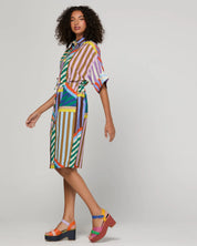 Boom Shankar Maui Dress | Liquorice Stripe