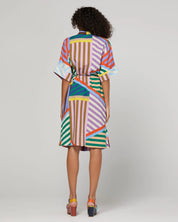 Boom Shankar Maui Dress | Liquorice Stripe