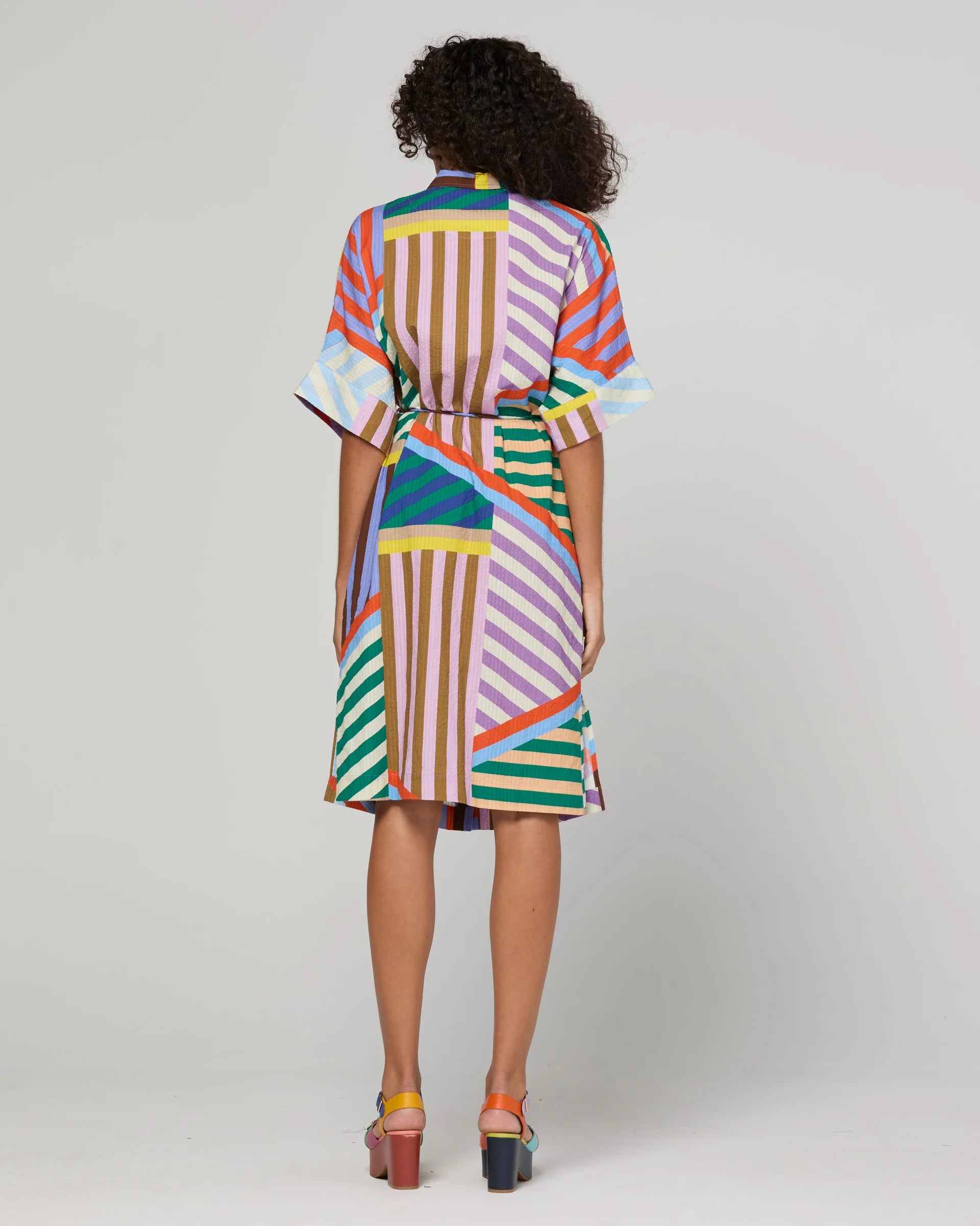 Boom Shankar Maui Dress | Liquorice Stripe