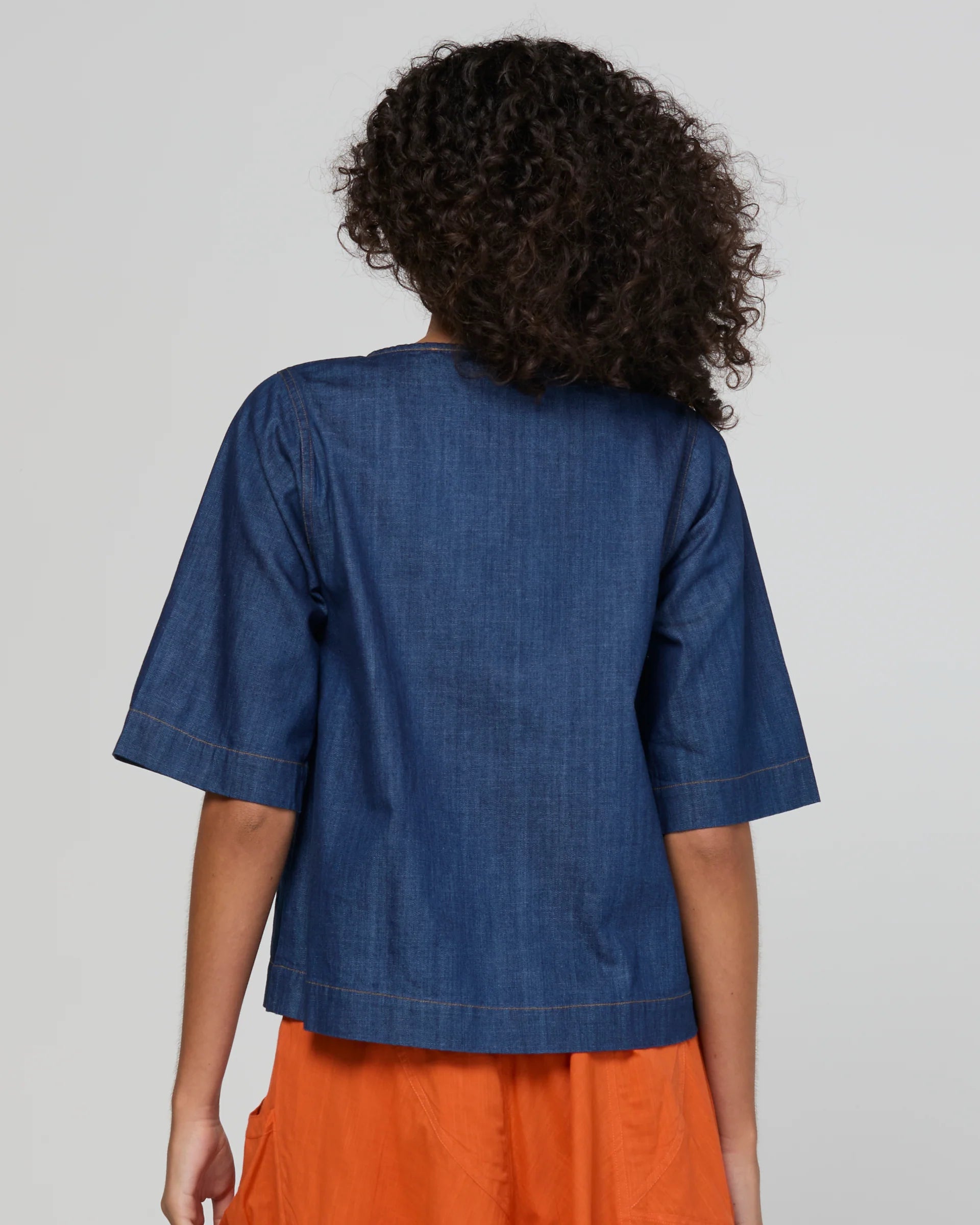 Boom Shankar Fumiko Tee | Dark Denim