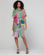 Boom Shankar Maui Dress | Liquorice Stripe