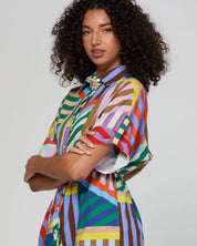 Boom Shankar Maui Dress | Liquorice Stripe