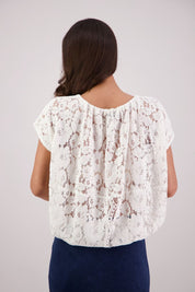 Briarwood Scarlett Top | White