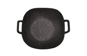 Goa Tray Small Square With Handles | Black