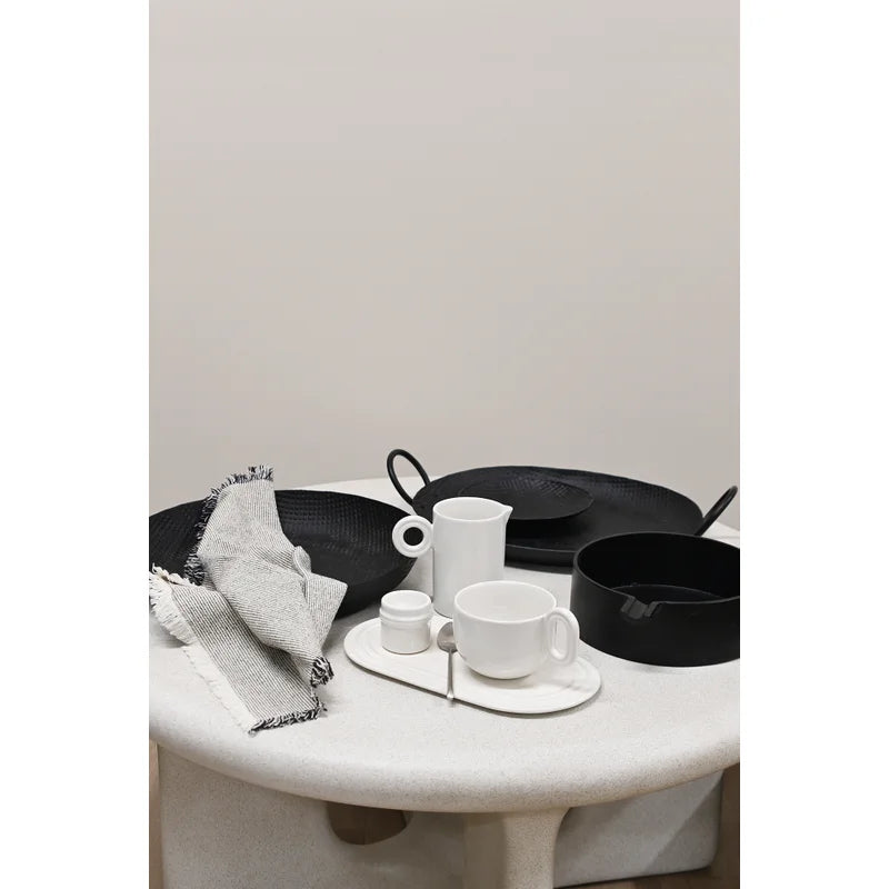 Maytime Ankara Dolma Tray | Small Black